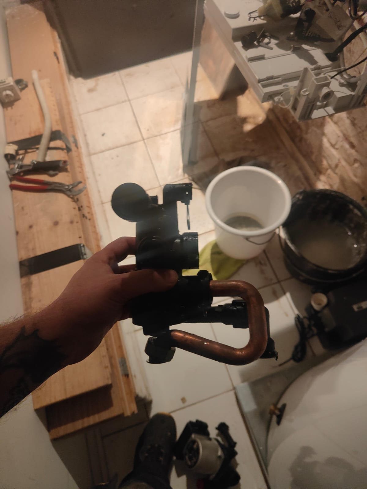Remplacement d'une turbine